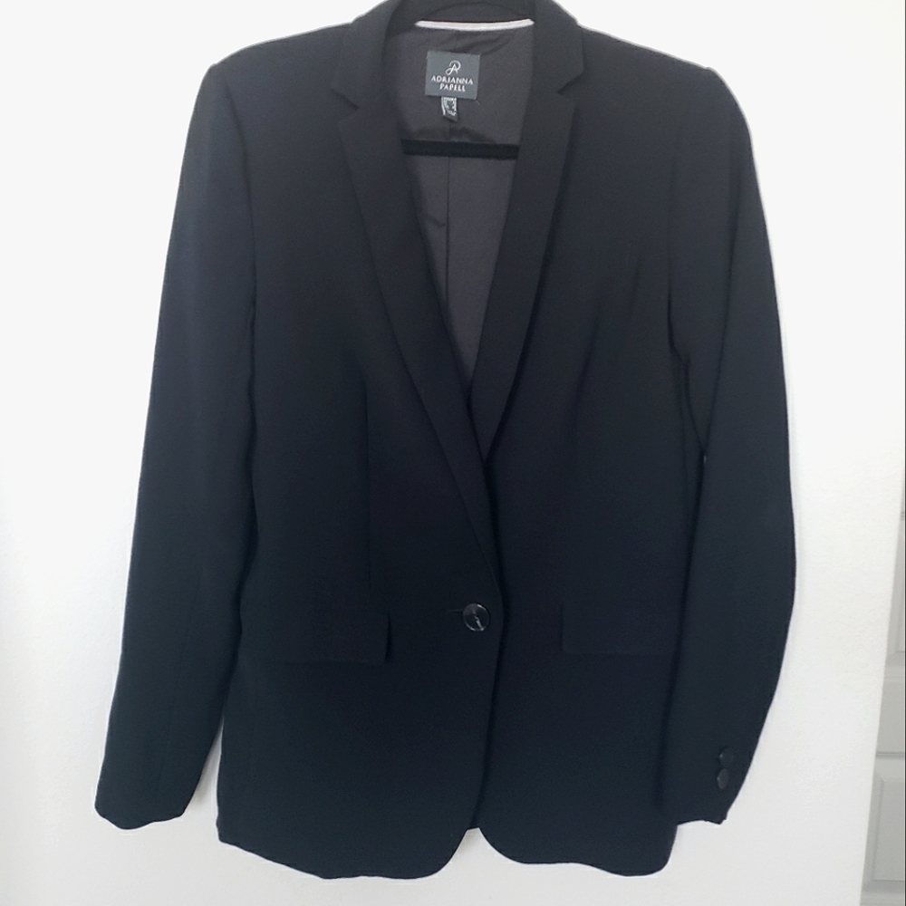 Adriana Papell classic black blazer